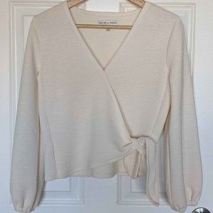 NEW madewell women's wrap top